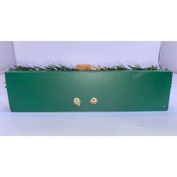 Christmas Wooden 16" Tree with Teddy Bear Star Ornament Table Top Decoration - Picture 6 of 6